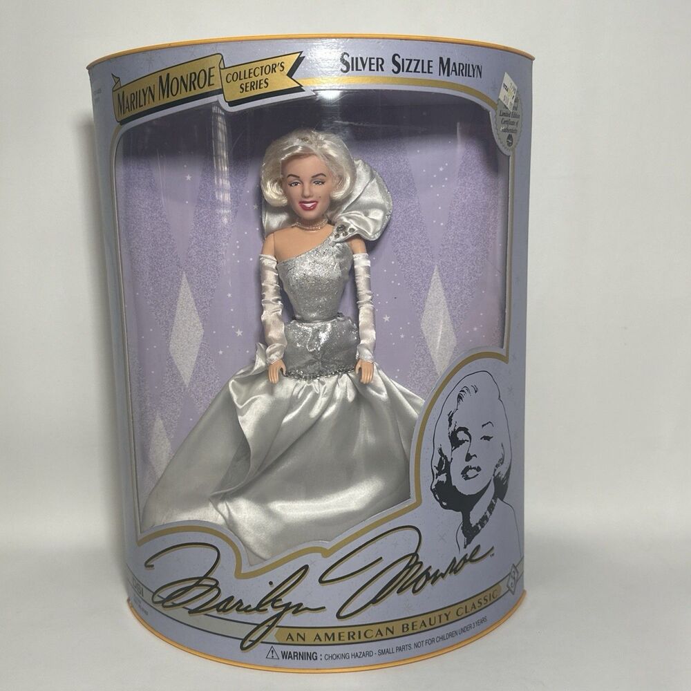 DSI Marilyn Monroe Collector's Series Silver Sizzle NRFB Vintage 1993 NIB #3